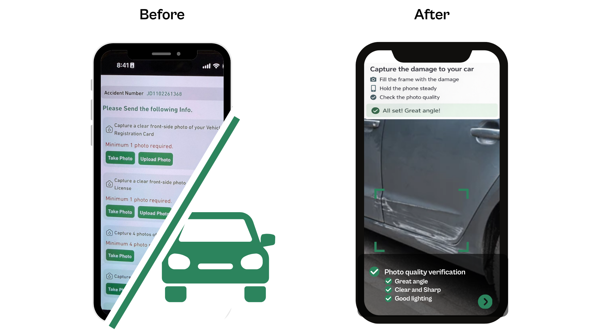 Smart Photo Capture before and after